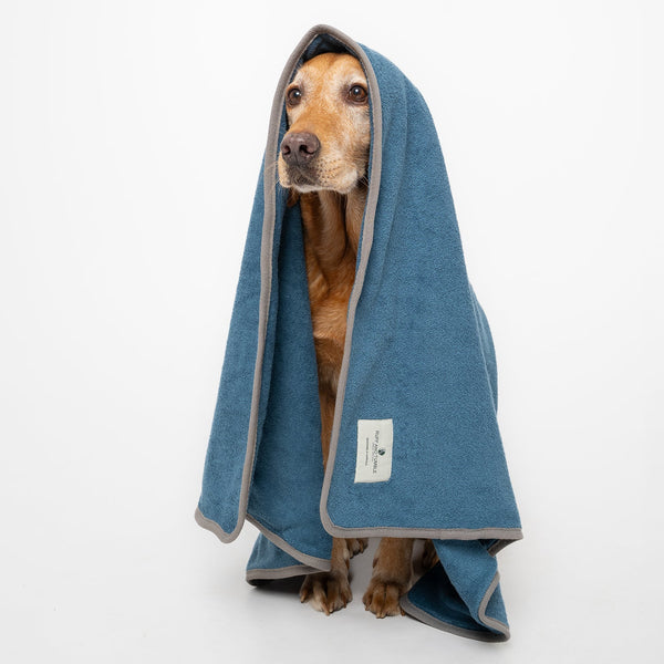 Dog Drying Towel - Teal - Ruff and Tumble