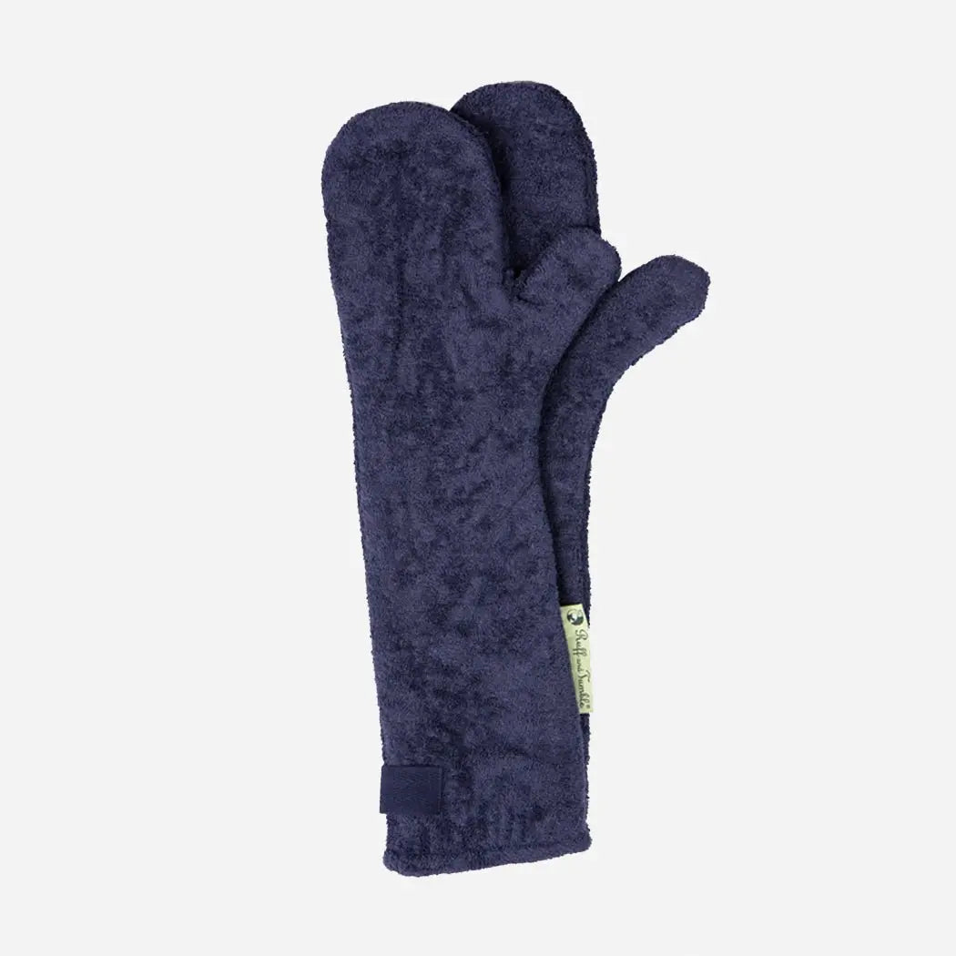 Dog Drying Mitts - French Navy - Ruff and Tumble