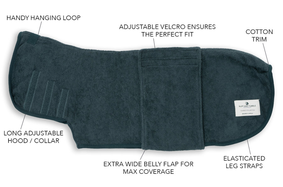 Shop Dog Coats | Quality Dog Drying Coats From Ruff & Tumble