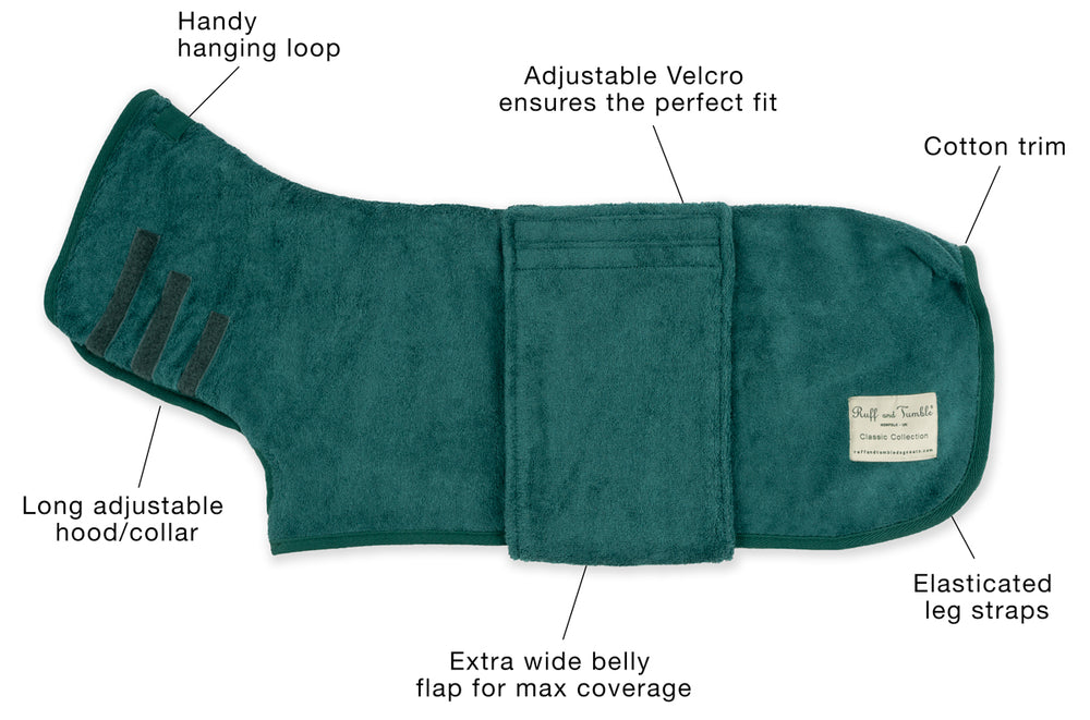 Shop Dog Coats Quality Dog Drying Coats From Ruff & Tumble