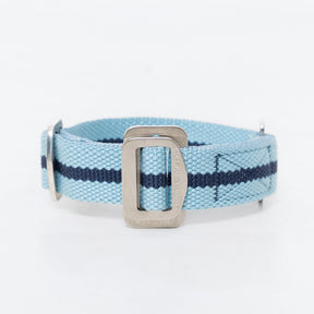 All-Terrain Canvas Collar - Sky Blue / Navy Ruff and Tumble 
