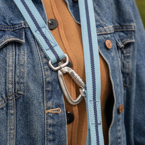 All-Terrain Canvas Lead - Sky Blue / Navy Ruff and Tumble 