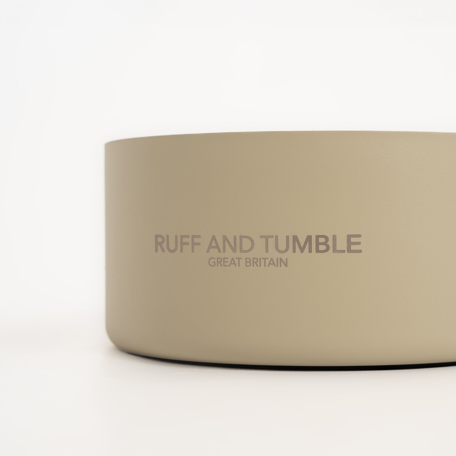 Double-walled Stainless Steel Dog Bowl - Stone Ruff and Tumble 