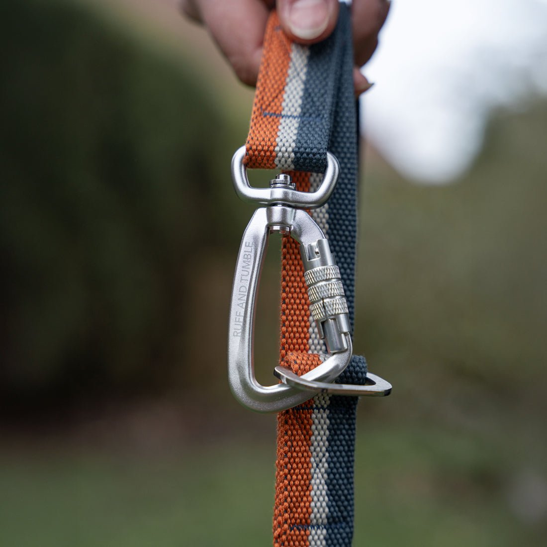 All - Terrain Canvas Lead - Navy / Amber - Ruff and Tumble