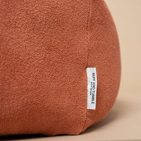 Burnham Bolster Towelling Bed Cover - Terracotta - Ruff and Tumble