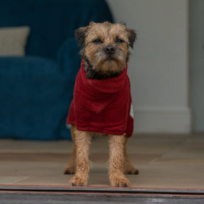 Classic Dog Drying Coat - Rosehip - Ruff and Tumble
