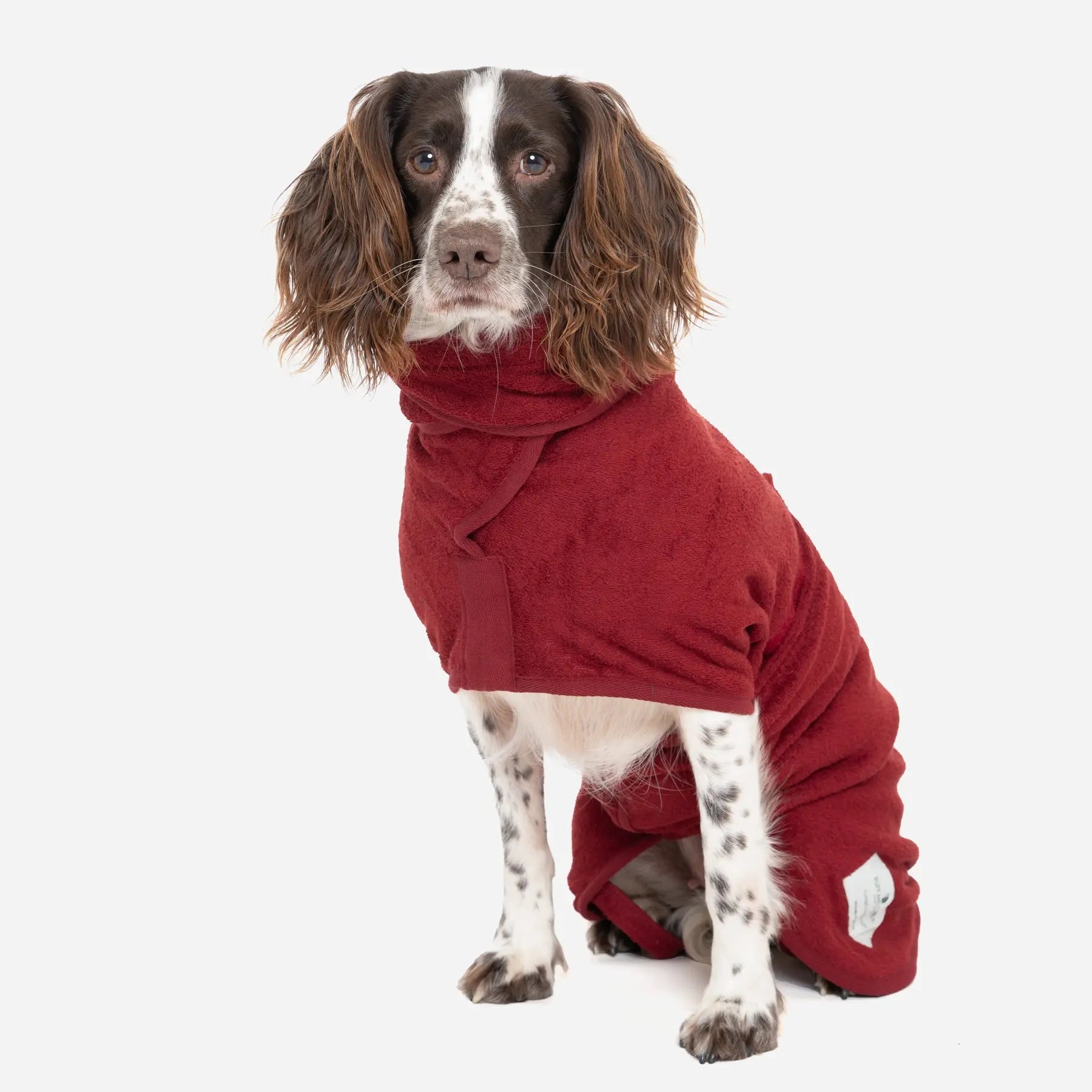 Classic Dog Drying Coat - Rosehip - Ruff and Tumble