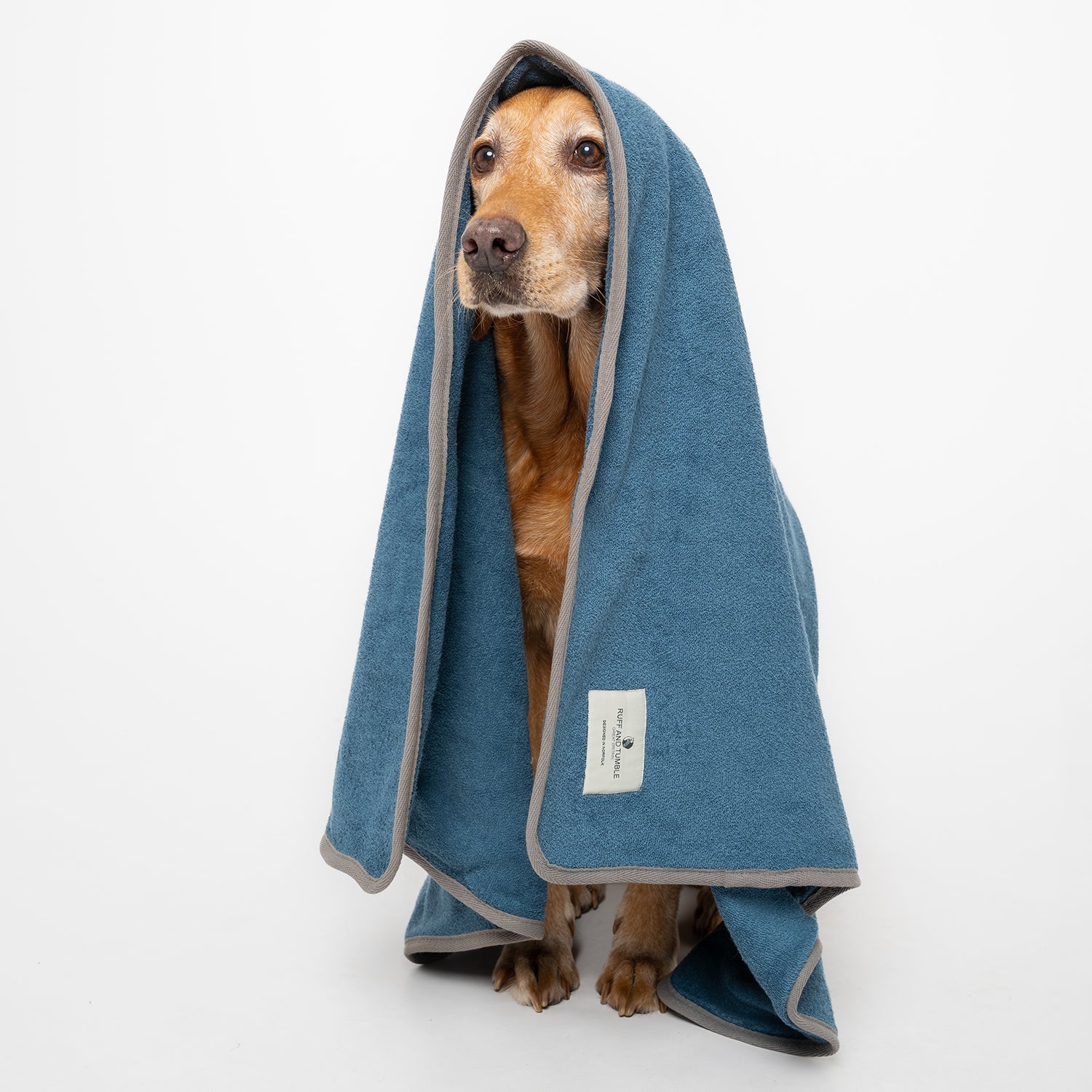 Dog Drying Towel - Teal - Ruff and Tumble