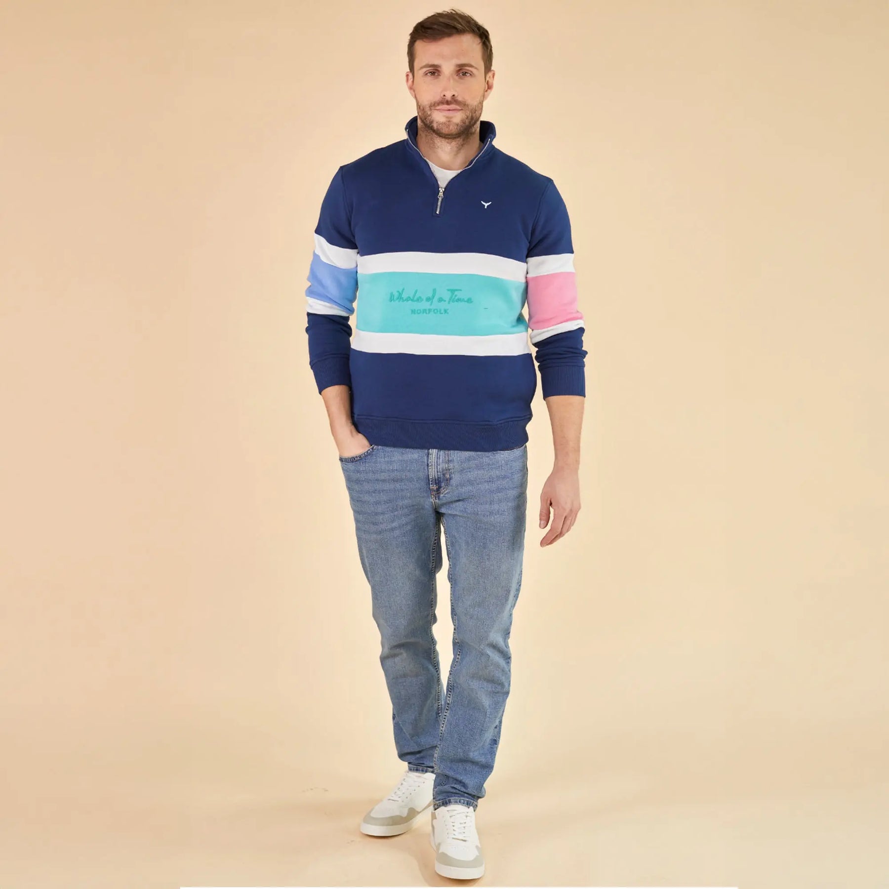 Evesham Quarter Zip Sweatshirt - Ruff and Tumble