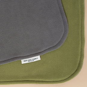 Fleece Dog Blanket - Moss & Storm - Ruff and Tumble