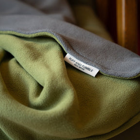 Fleece Dog Blanket - Moss & Storm - Ruff and Tumble