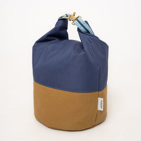 Roll-Top Kibble Travel Bag - Navy - Ruff and Tumble