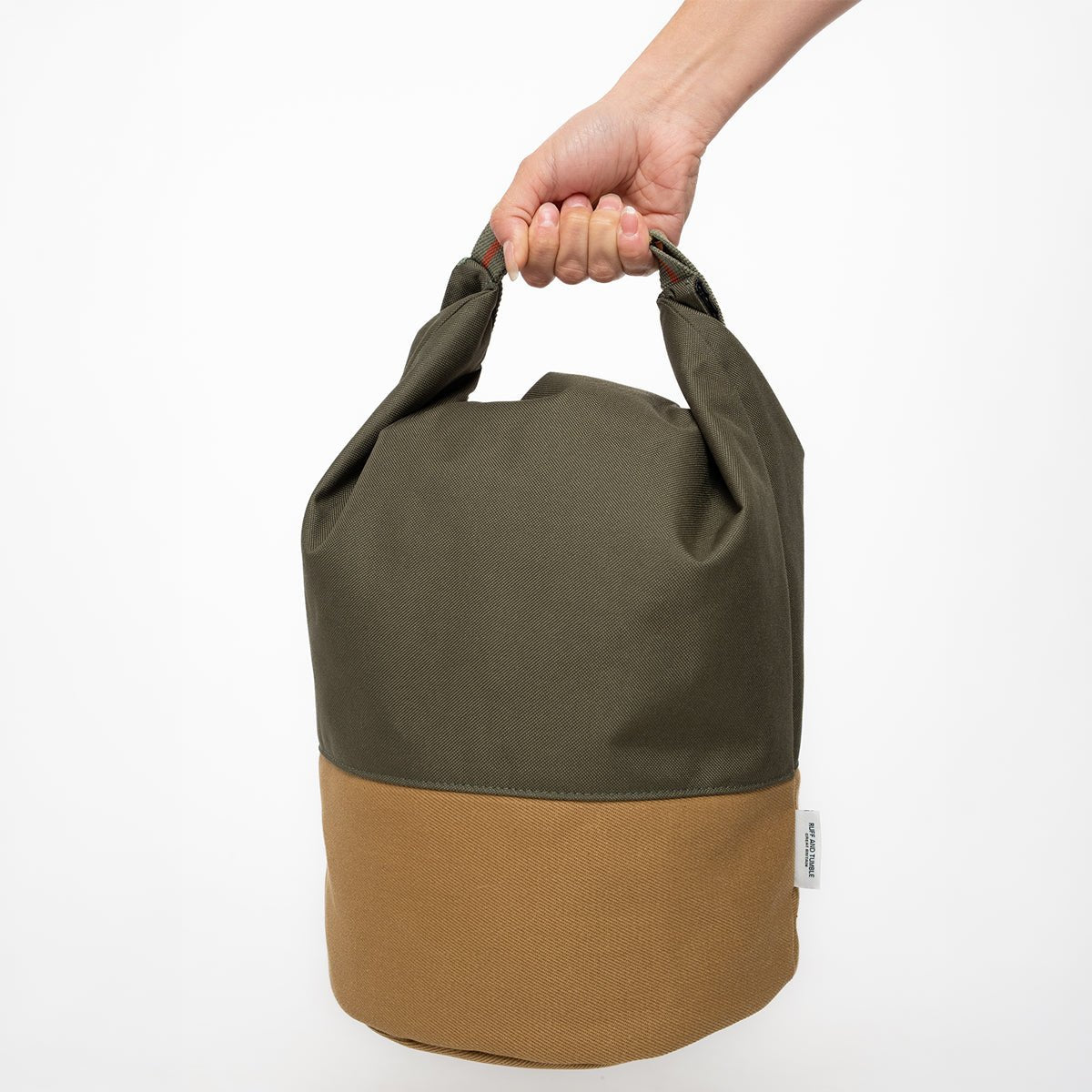 Roll-Top Kibble Travel Bag - Olive - Ruff and Tumble