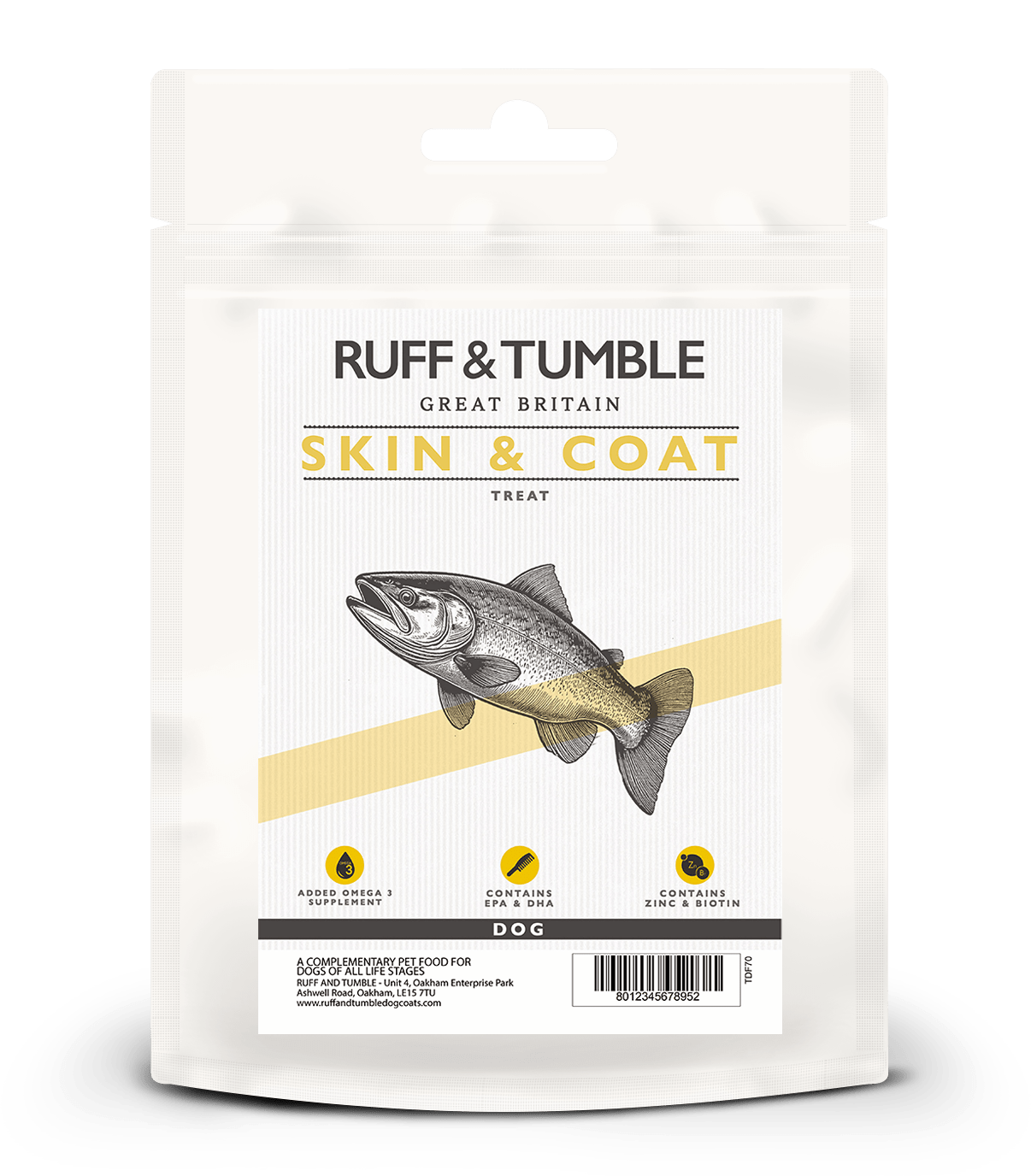 Skin & Coat Dog Treats with Salmon and Sweet Potato - Ruff and Tumble