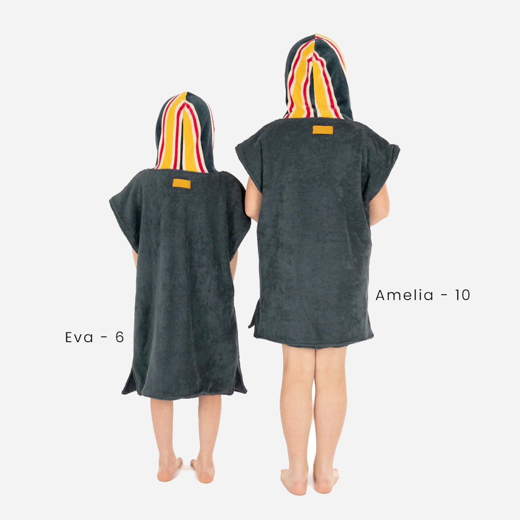 Hooded Towelling Poncho