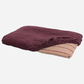 Dog Bed Cover - Burgundy - Ruff and Tumble
