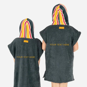Hooded Towelling Poncho - Ruff and Tumble